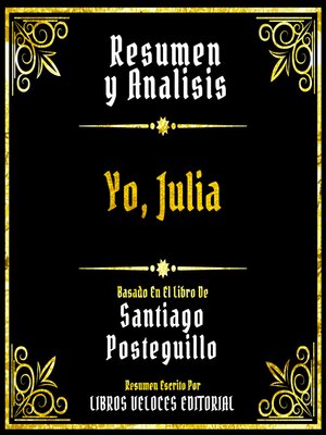 cover image of Resumen Y Analisis--Yo, Julia